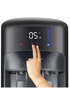 Koldair Top-Load Freestanding Water Dispenser With Fridge Type AF Digital Screen 2 Taps Hot And Cold Black  - Image 4