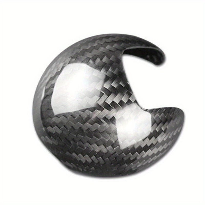 Car Engine Gear Shift Knob Handle Cover Trim Sticker Carbon Fiber Pattern For Audi A3 S3 2014-2018 Durable Plastic Interior Accessory - Image 2