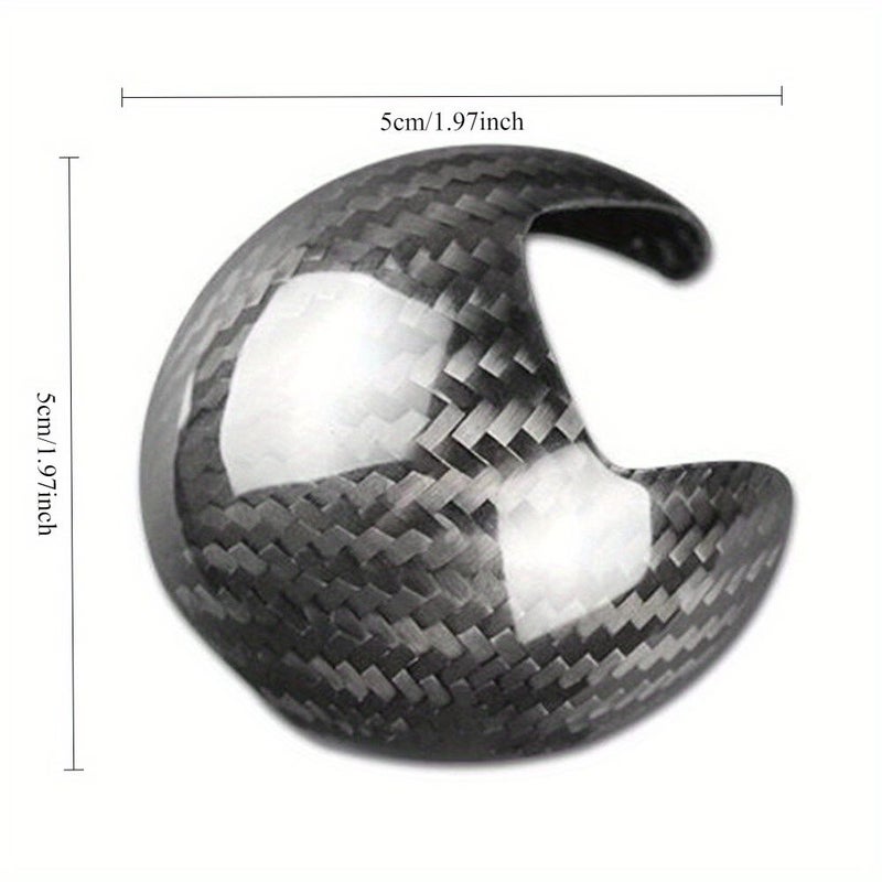 Car Engine Gear Shift Knob Handle Cover Trim Sticker Carbon Fiber Pattern For Audi A3 S3 2014-2018 Durable Plastic Interior Accessory - Image 3