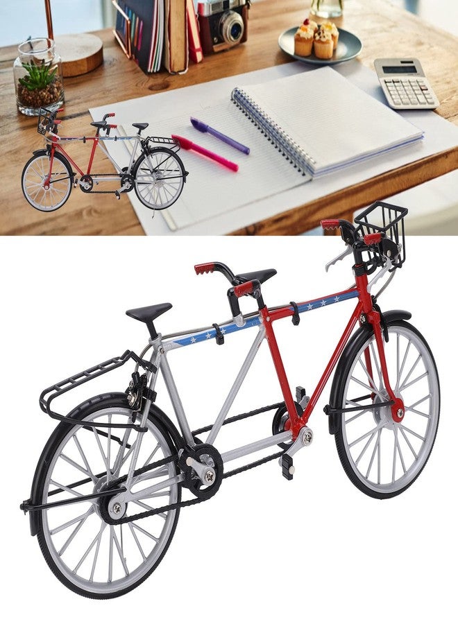 Zerodis زيروديس تانديم 1/10 دراجة محاكاة زينة دراجة مكتبية تماثيل دراجات ألعاب مركبات لعب - Image 4