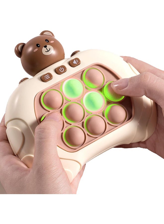 عام لعبة الدفع السريع، ألعاب بوب فيدجيت، اضرب الخلد، لعبة تنمية مبكرة، لوح أنشطة مونتيسوري مضاد للتوتر، مصنوعة من ABS والسيليكون. - Image 1