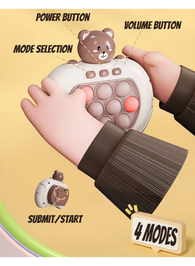 عام لعبة الدفع السريع، ألعاب بوب فيدجيت، اضرب الخلد، لعبة تنمية مبكرة، لوح أنشطة مونتيسوري مضاد للتوتر، مصنوعة من ABS والسيليكون. - Image 3