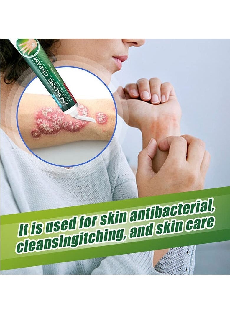 Sumifun psoriasis creamï¼Skin ringworm creamï¼Natural Chinese Herbal Eczema Psoriasis Creamsï¼effectively suppress psoriasis and itchy skin throug - Image 5