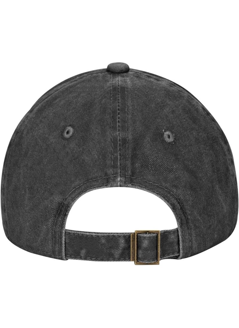 Wisedeal Womens Cute Cat Butt Hat for Cat Lover Vintage Distressed Adjustable Washed Baseball Cap for Men Women  - Image 3