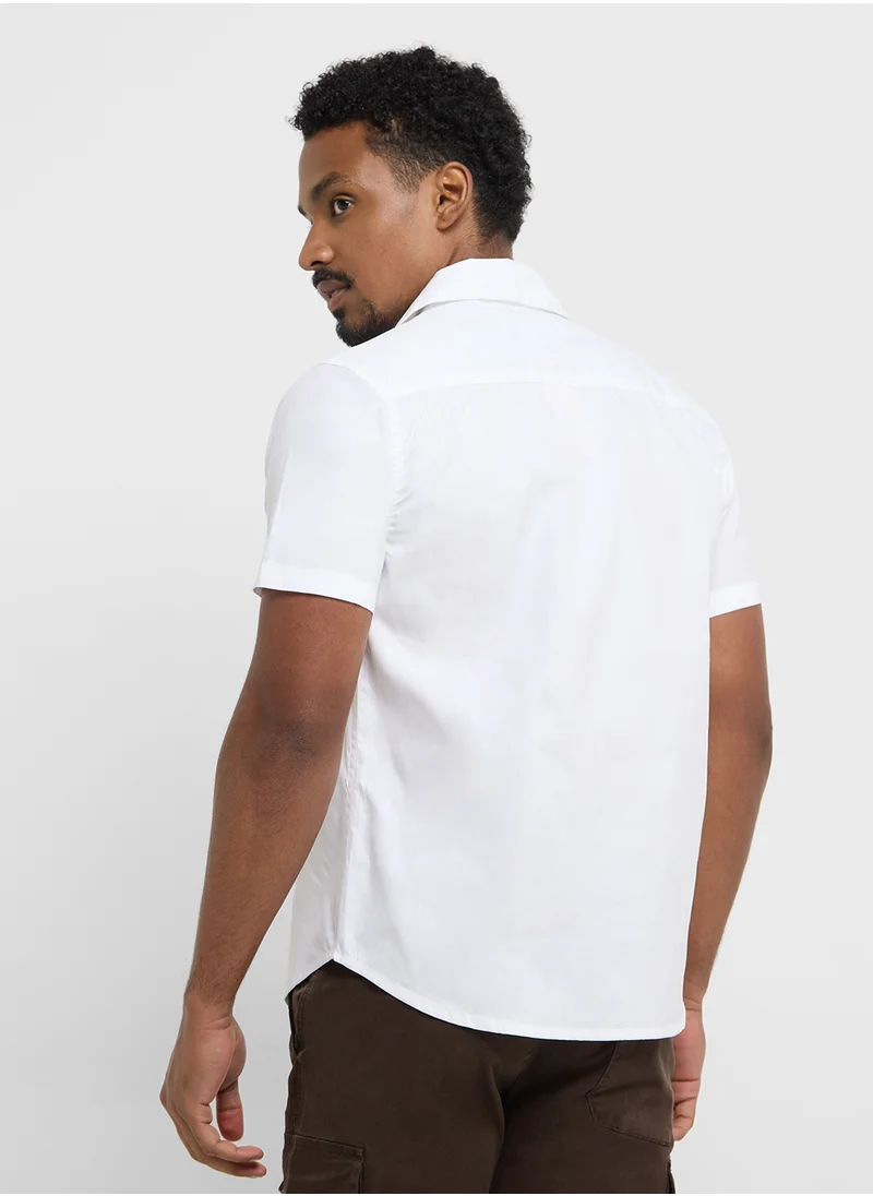 روبرت وود Causal Half Sleeve Shirt