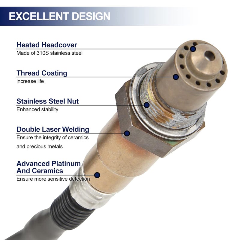JOYOMSTW O2 Oxygen Sensor Replacement for LSU 4.9 Lambda Wide Band - Image 2