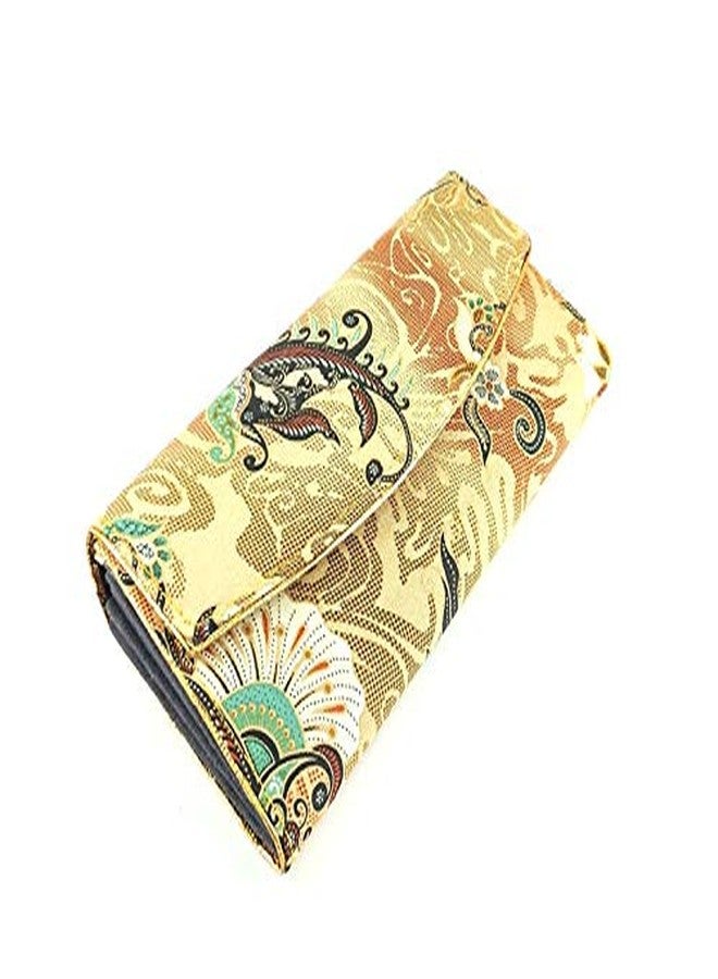 TAMARA ARTEFACTS: Fashion Accessory - Handbag. Lovely and Elegant Floral Design Handmade Clutch Bag. - Image 3