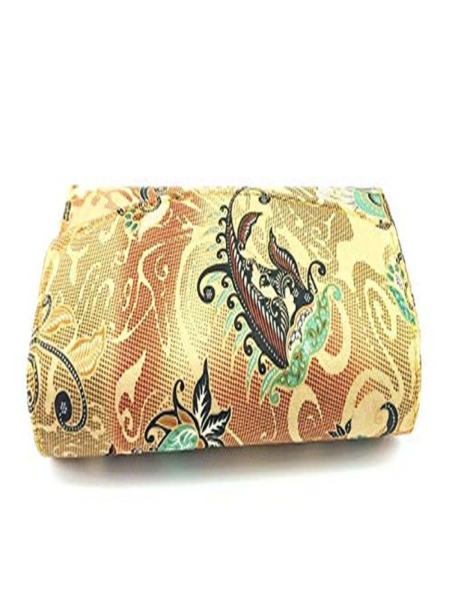 TAMARA ARTEFACTS: Fashion Accessory - Handbag. Lovely and Elegant Floral Design Handmade Clutch Bag. - Image 4