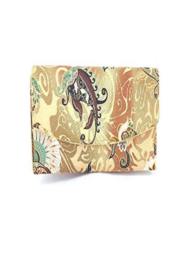 TAMARA ARTEFACTS: Fashion Accessory - Handbag. Lovely and Elegant Floral Design Handmade Clutch Bag. - Image 2