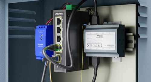 PROCET PoE System PROCET Ethernet Surge Protector Gigabit - 4 Pairs Port 20KV Industrial Lightning Arrestor for -40°F to 185°F, 120W/port PoE++ RJ45 Surge Protector, 10/100/1000Mbps, Gas Discharge Tube（GDT）, PT-PR04G - Image 5