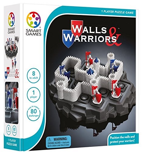 SmartGames Walls & Warriors Skill-Building Strategy Board Game for for Ages 8 and Up - Image 4