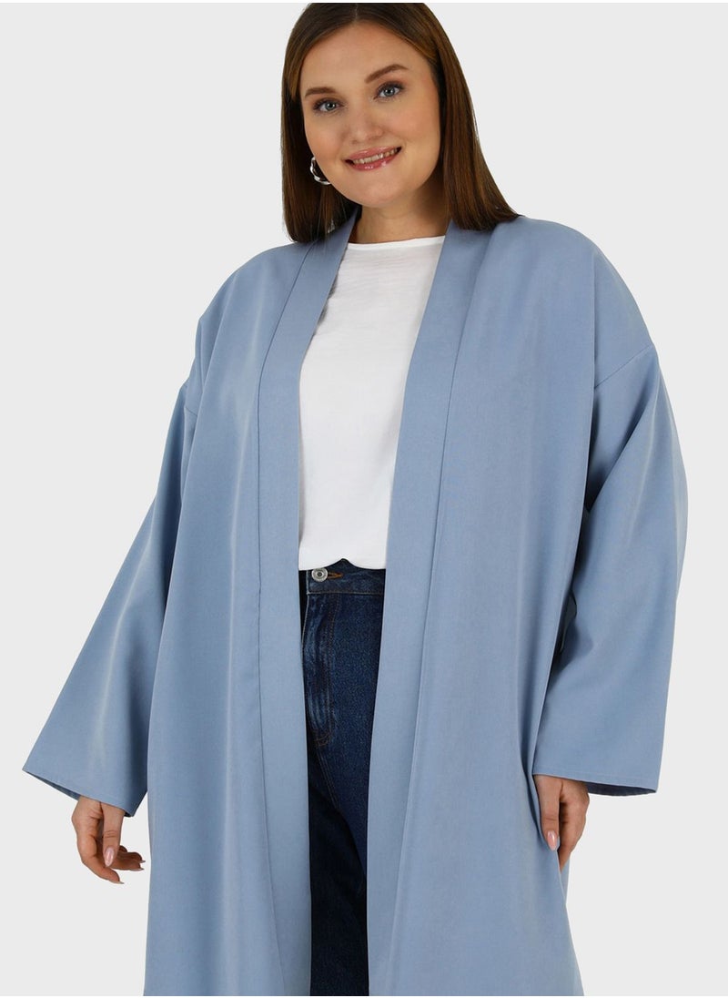 Alia by modanisa - Knitted Kimono - Image 1