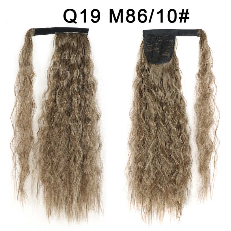Generic Xuchang Magic Tape Corn Curly Ponytail Extension Q19  M86/10#