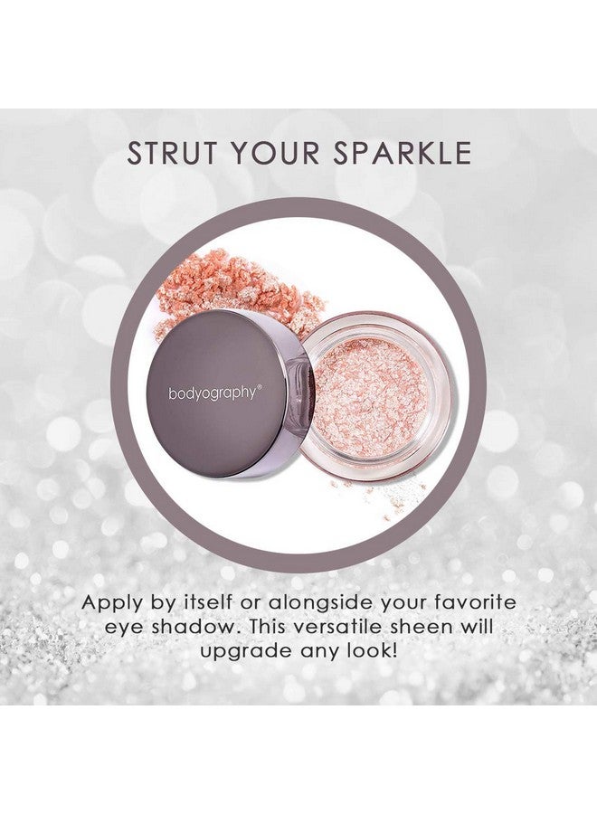Bodyography Glitter Pigment - Stratus Champagne Pink for Women - 0.105 oz Eye Shadow - Image 4