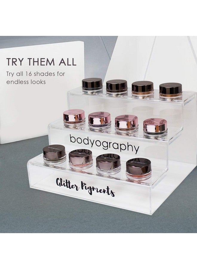 Bodyography Glitter Pigment - Stratus Champagne Pink for Women - 0.105 oz Eye Shadow - Image 5