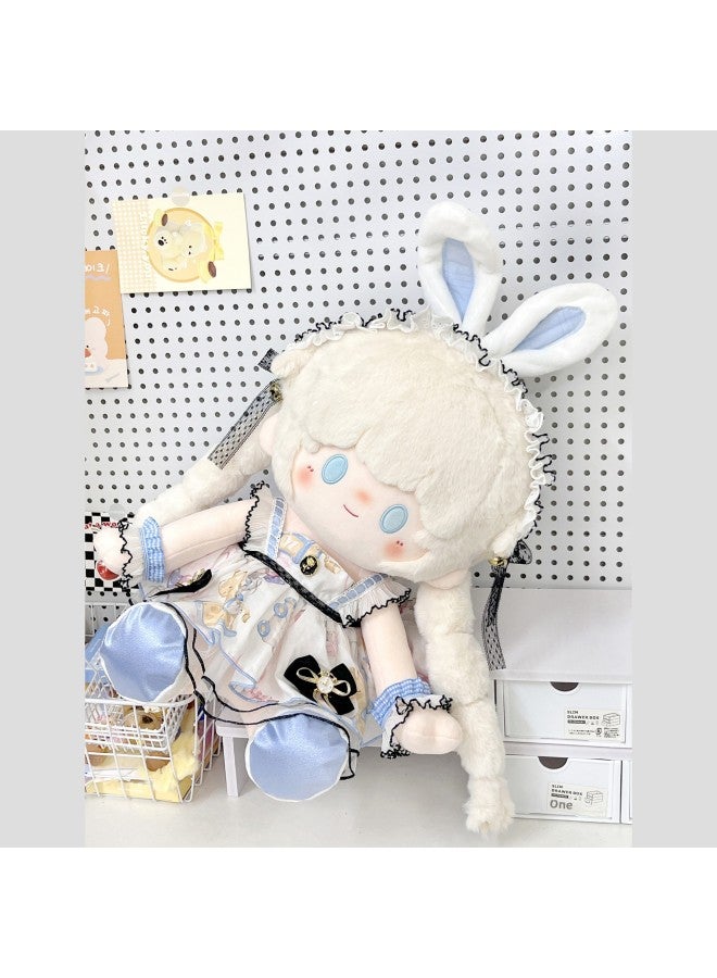 40cm Doll Cotton Doll Clothes Disney Alice Time Magic Rabbit Appreciation Original Doll Clothes-Specifications:40cm Baby Clothes (without Doll)-Color:Magic Rabbit Five Points (headdress + Sleeves + Underpants + Main Skirt + Shoes) - Image 4