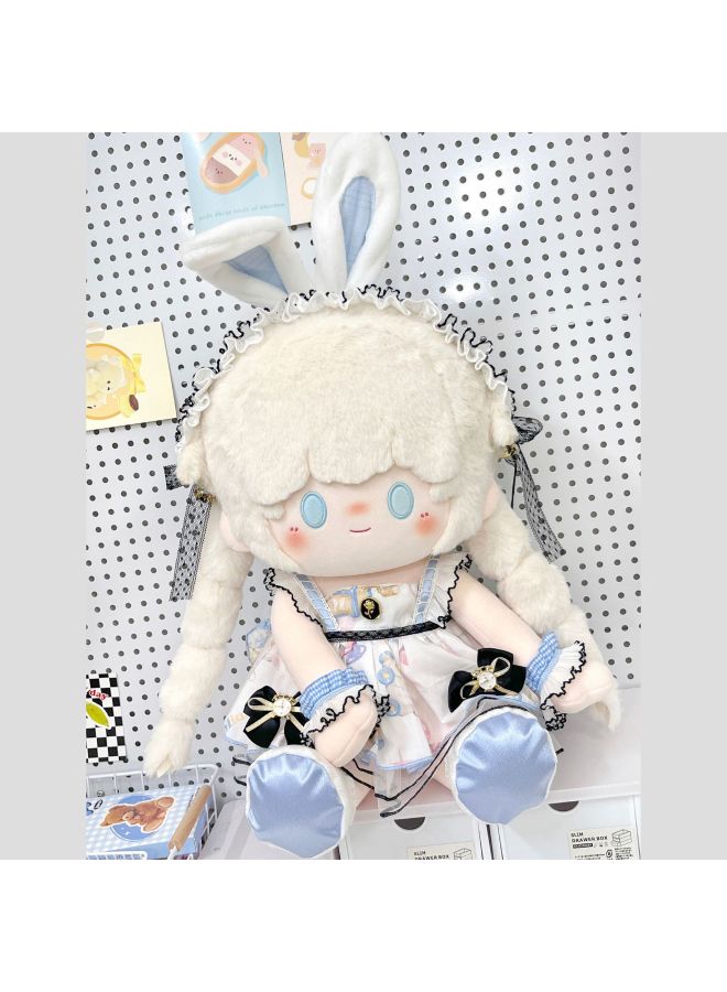 40cm Doll Cotton Doll Clothes Disney Alice Time Magic Rabbit Appreciation Original Doll Clothes-Specifications:40cm Baby Clothes (without Doll)-Color:Magic Rabbit Five Points (headdress + Sleeves + Underpants + Main Skirt + Shoes) - Image 3