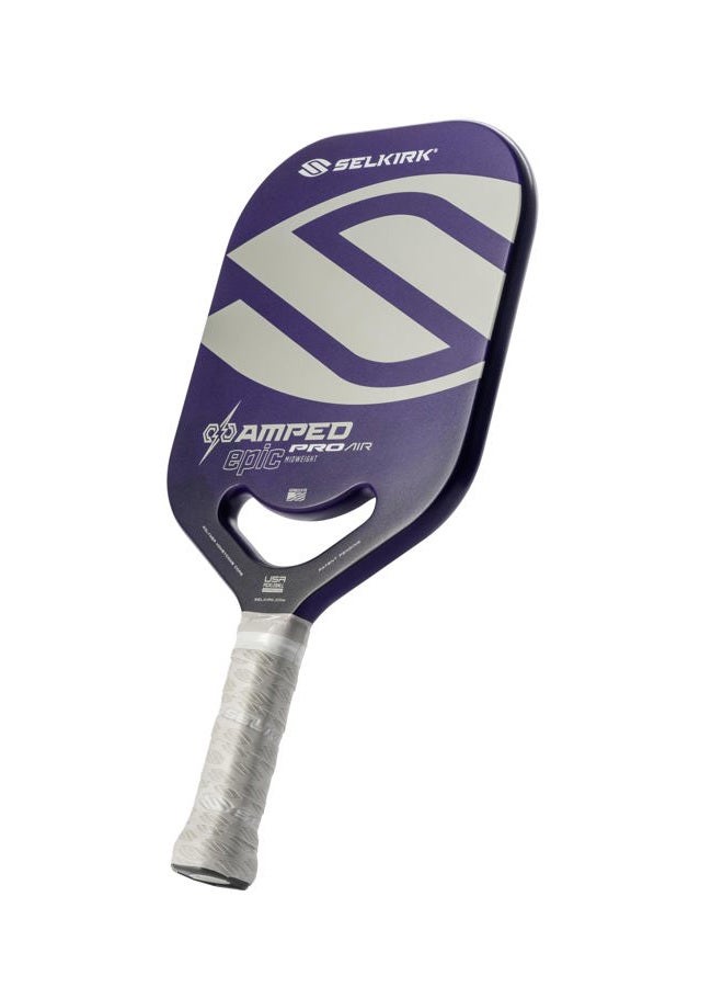 Selkirk Sport Amped Pro Air 2025 Pickleball Paddle | Fiberglass Pickleball Paddles with a Polypropylene X5+ 16mm Core | Throatflex | Flex Foam | Pickleball Rackets Made in The USA | Epic Purple - Image 1