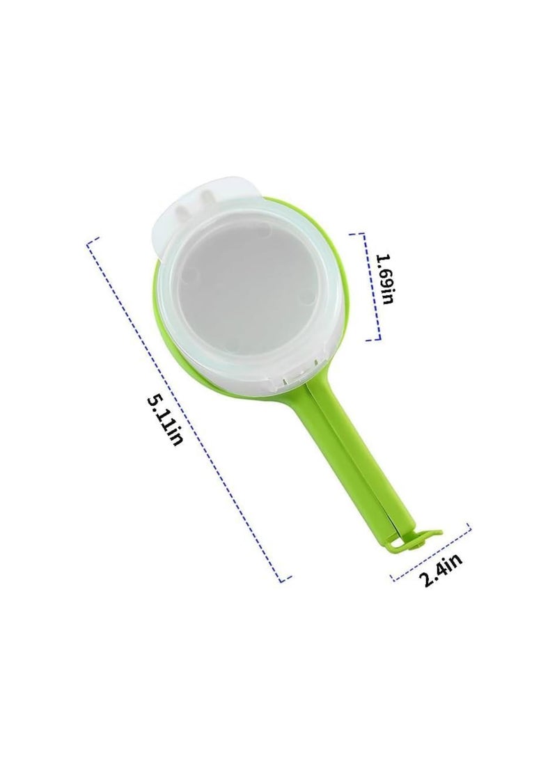 Generic - 4Pcs Bag Clip with Pour Spout,Seal and Pour Bag Clip,Snack Clips That Pour,Food Storage Bag Sealing Clip,Seal Pour Food Storage Bag Clip,Food Bag Clip Seal Pour Storage Food Sealing Clip (Mix) - Image 1