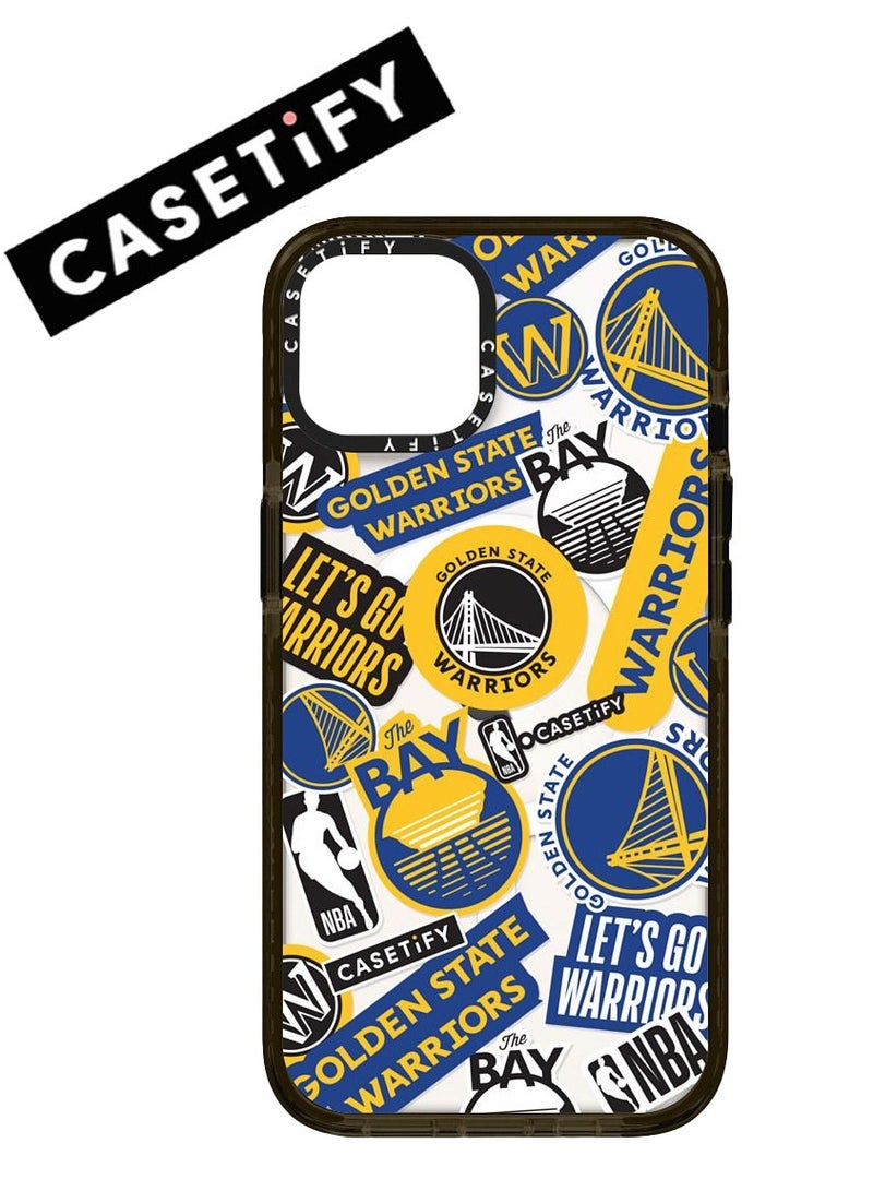 Casetify iPhone 13 Pro Max Case NBA WARRIORS Mania Case Magnetic Magsafe MagFit Anti-Yellowing Technology Cover - Image 1
