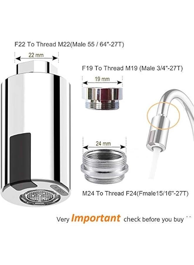 Touchless Faucet Adapter for Kitchen Sink Motion Sensor Faucet for Bathroom Smart Faucet Adapter Automatic Touchless Faucet Bathroom Adaptor - Image 2