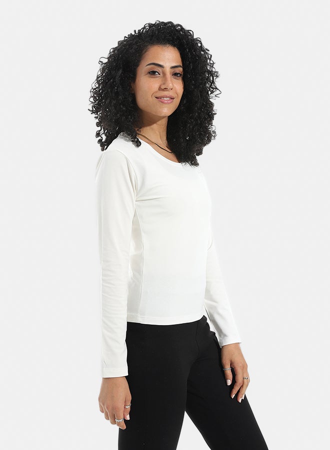 Xtcy Single Lycra Bodysuit with Wide Neck women - Image 2