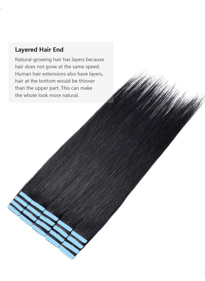Rose bud Tape In Hair Extensions Remy Human Hair Secure Skin Weft Hair Extensions Seamless 40G/Pack 20Pcs 10 Inch  - Image 4