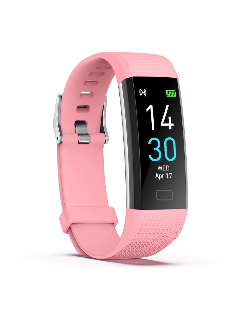 Generic S5 Smart Band Sport Smart Watch, Multi-language Supported, Heart Rate and Blood Pressure Monitor, Waterproof Fitness Bracelet (Pink)  - Image 1