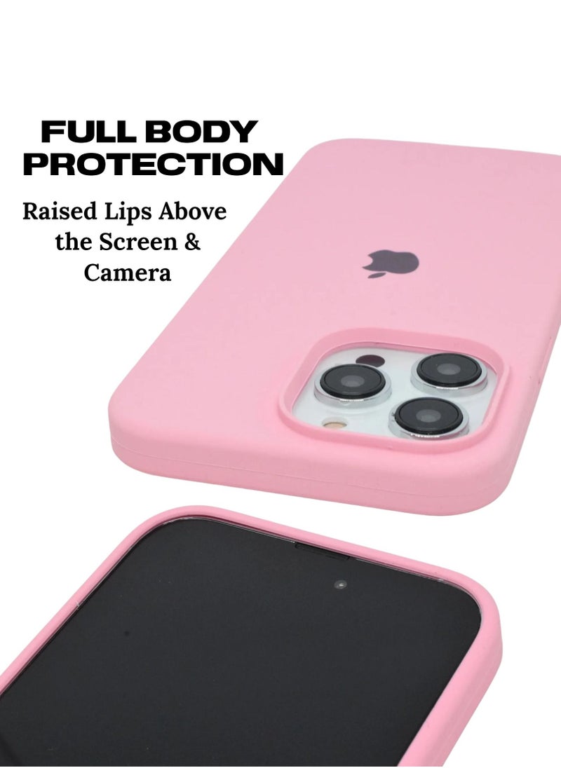 BORTONY iPhone 12 Pro Max Case Liquid Silicone Anti Scratch Anti Fingerprint Soft Silky Touch Shockproof Protective Cover for Apple iPhone 12 Pro Max  - Image 3