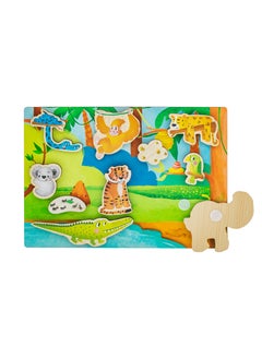 FOFA FOFA Wooden Educational board with Velcro -Where is Whose house- Tropics  - Image 3