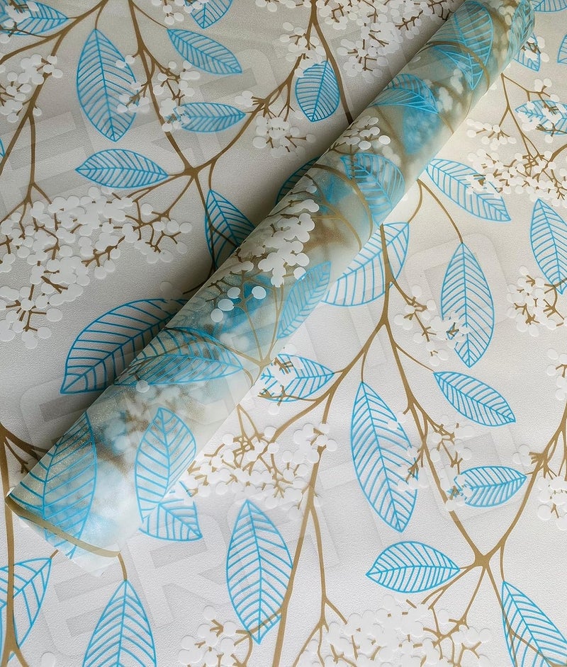 ERATO فيلم زجاجي ملصق ذاتي لزجاج النوافذ مزخرف (16 × 96 بوصة، زخرفي 01) - Image 5