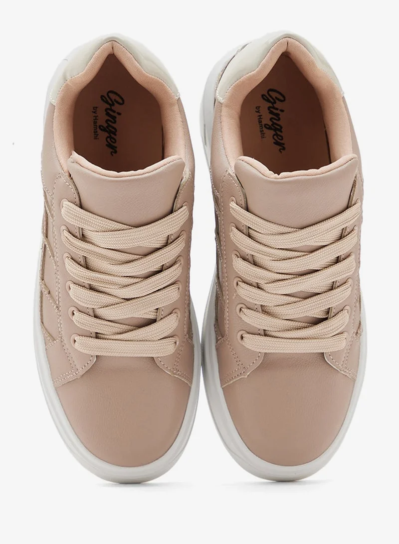 جينجر سنيكرز كاجوال بشريط جانبي