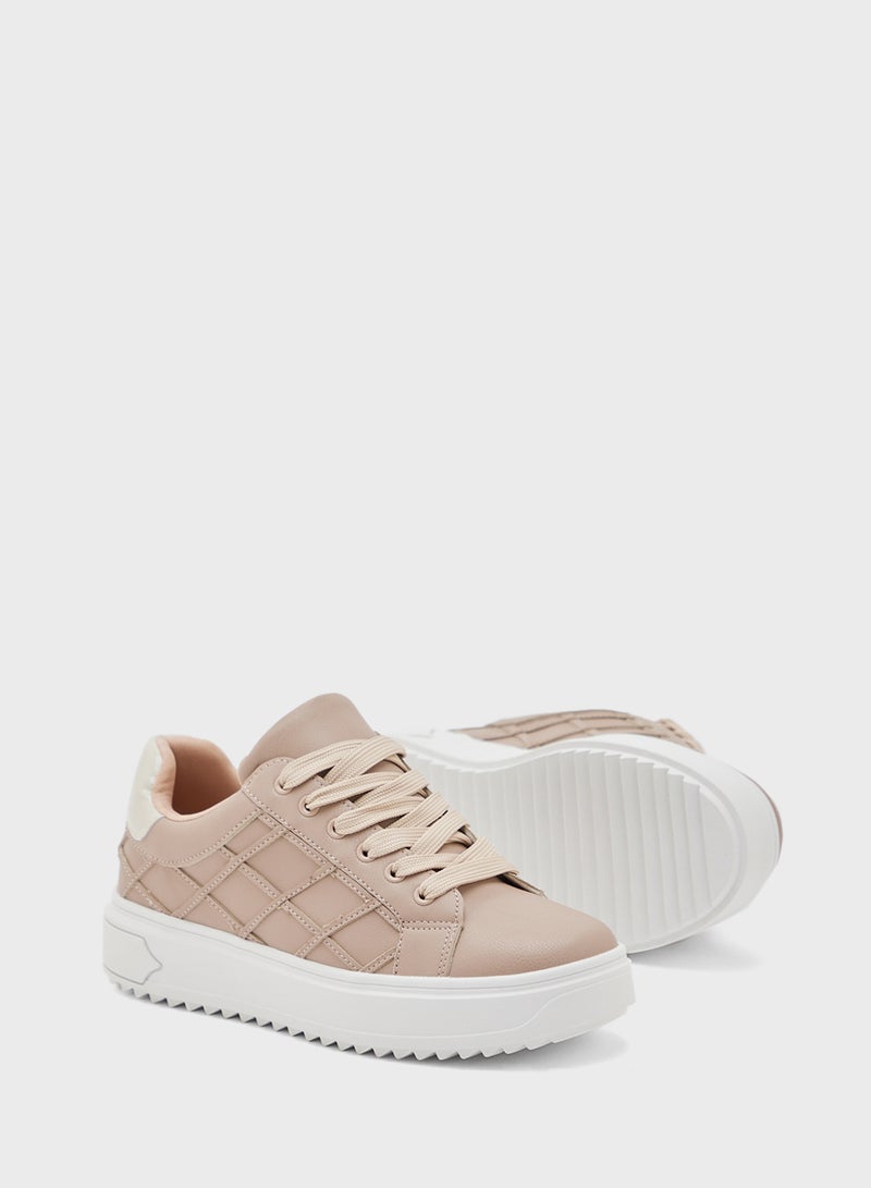 Ginger Stripe Panel Casual Sneakers  - Image 3