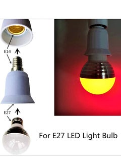 Lavish E14 To E27 Base Screw Light Lamp Bulb Holder Adapter Socket Converter  - Image 1