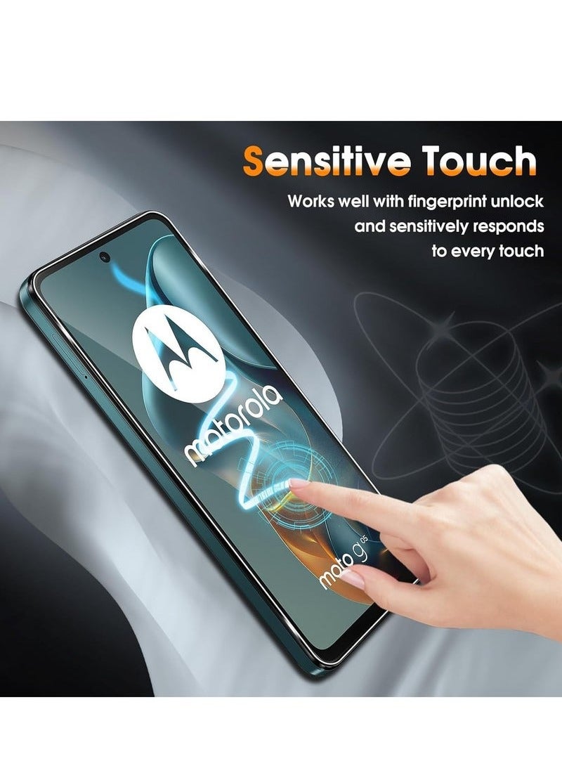 TIGER Motorola Moto G05 Screen Protector – 9H Hardness Full HD Clear Glass with 3-Pack Anti-Fingerprint Tempered Glass – Full Coverage Screen Protection for Motorola Moto G05 – Scratch-Resistant, Anti-Bubble, High Clarity, Easy Installation - Image 2