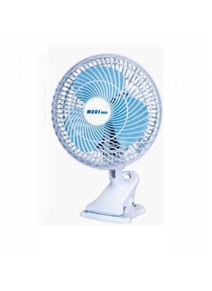 MODI Clip Electric Fan Mini Portable Shaking Head 2 Gear Home Desktop  - Image 1