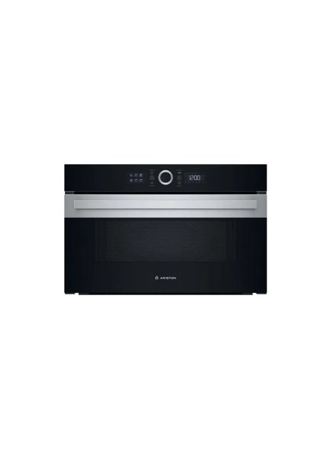 Ariston Built-In Microwave Oven 60 cm 40 Liters Grill Digital Touch Convection – Stainless Steel × AMW57DHMXA Stainless Steel × Black