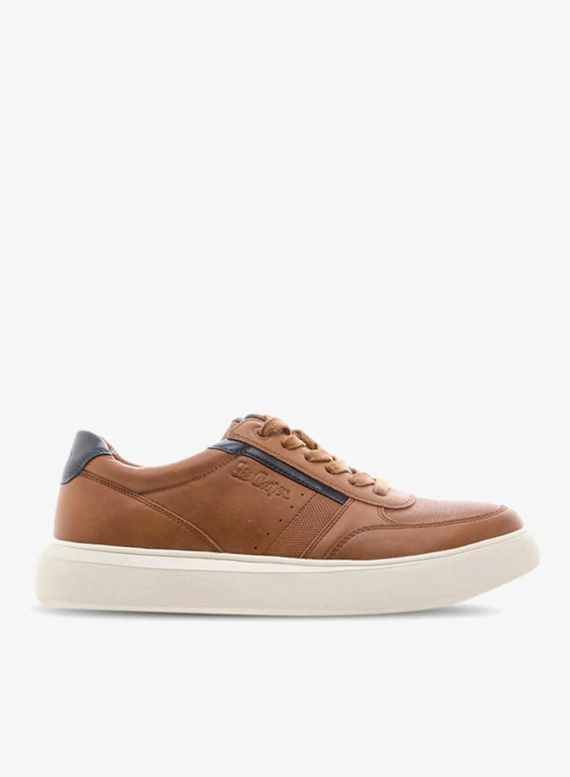 Men's Panelled Lace-Up Sneakers