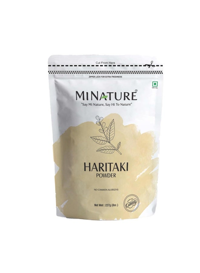 minature Haritaki Powder(Harad) (Terminalia chebula)| 227g (8 oz) (1/2 lb) | Pure & Natural without any preservative| Cruelty free, Vegan, Non-GMO| Herbs from India| - Image 1