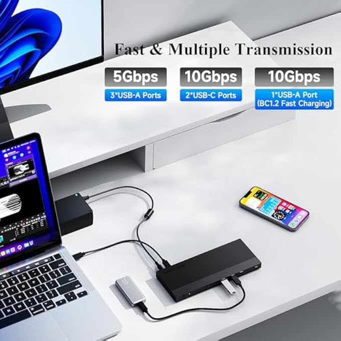 WAVLINK USB C DOCKING STATION TRIPLE DISPLAY - Image 3