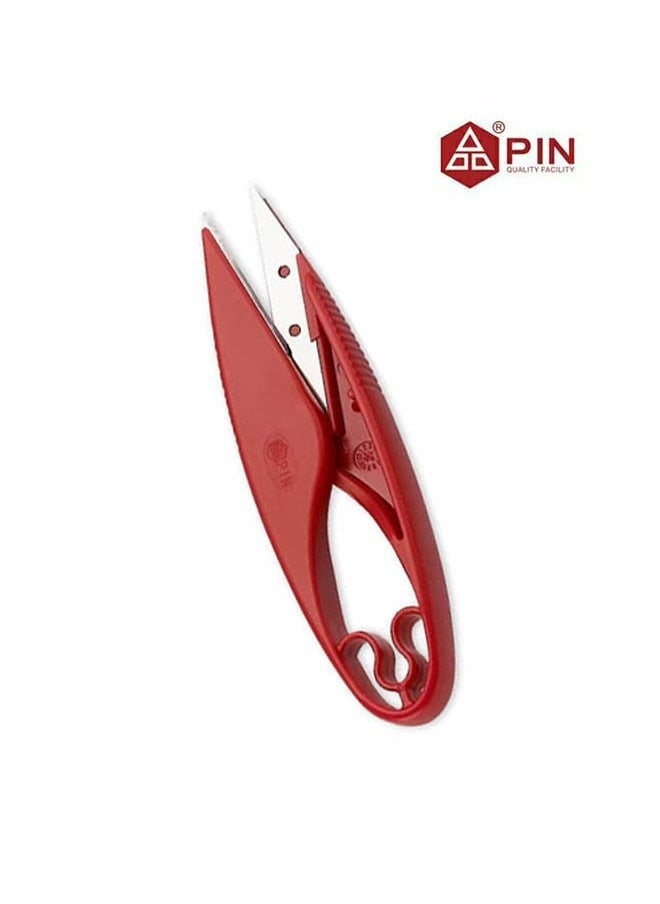 PIN - 10 Inch Grooved Forging Professional Tailors Scissors With Thread Cutter Used For Garments - Image 1