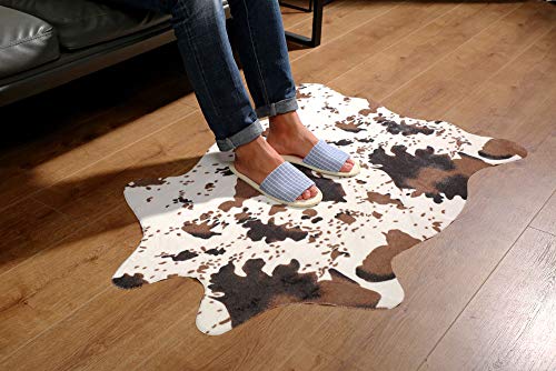 MustMat Cute Cow Print Rug Fun Faux Cowhide Area Rug Nice for Decorating Kids Room 29.5" W x 43.3" L - Image 4