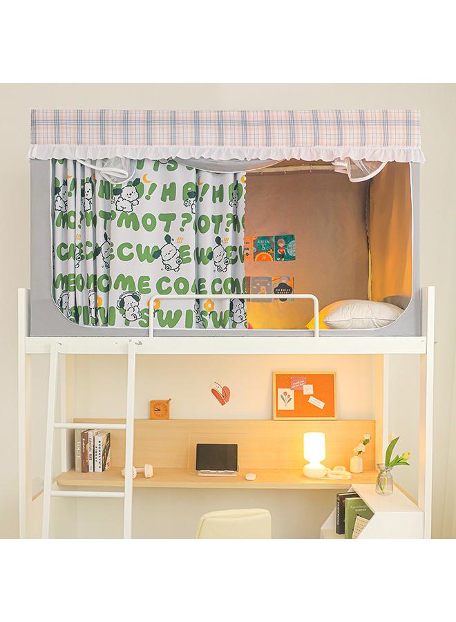 Bluejw Commercial Student Dormitory Mosquito Net 90x 200 Extended Telescopic Bed Curtain Curtain Integrated Shading Upper And Lower Bunk - Image 1