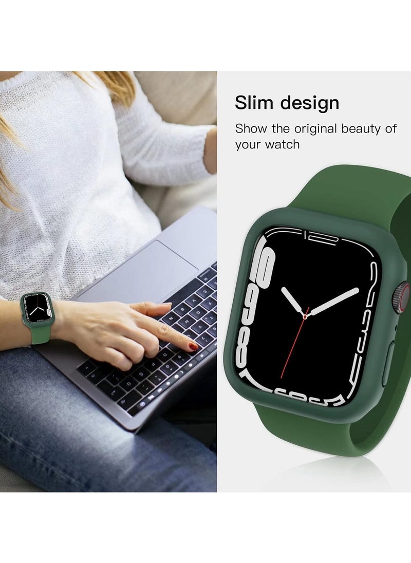 Generic - Classic Smartwatch Tempered Glass Screen Protector Case For Apple Watch Series 1, 2 And 3 (42mm) - Dark Green - Image 1
