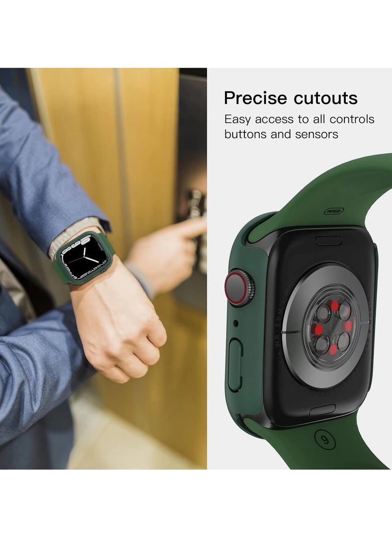 Generic - Classic Smartwatch Tempered Glass Screen Protector Case For Apple Watch Series 1, 2 And 3 (42mm) - Dark Green - Image 1