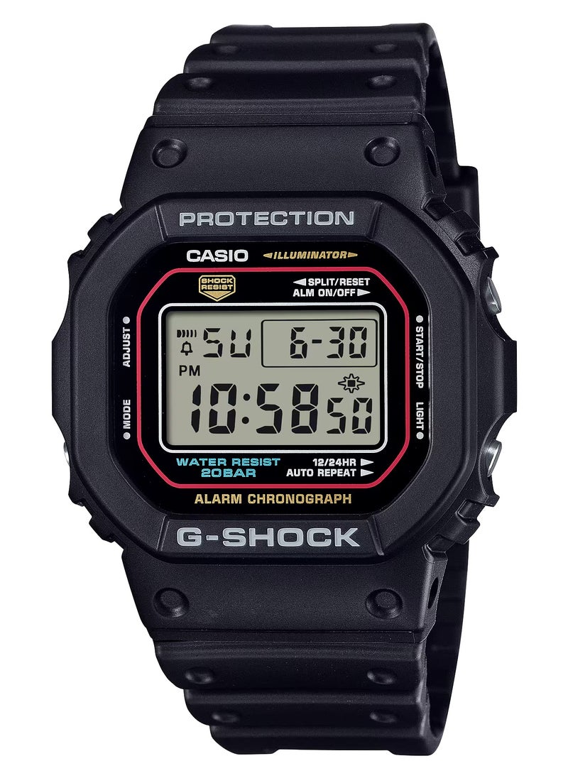G-SHOCK Iconic Styles With Origin Colour Recreated Digital Men's Watch DW-5600RL-1DR-48.9 × 42.8 × 13.4 mm  - Image 1