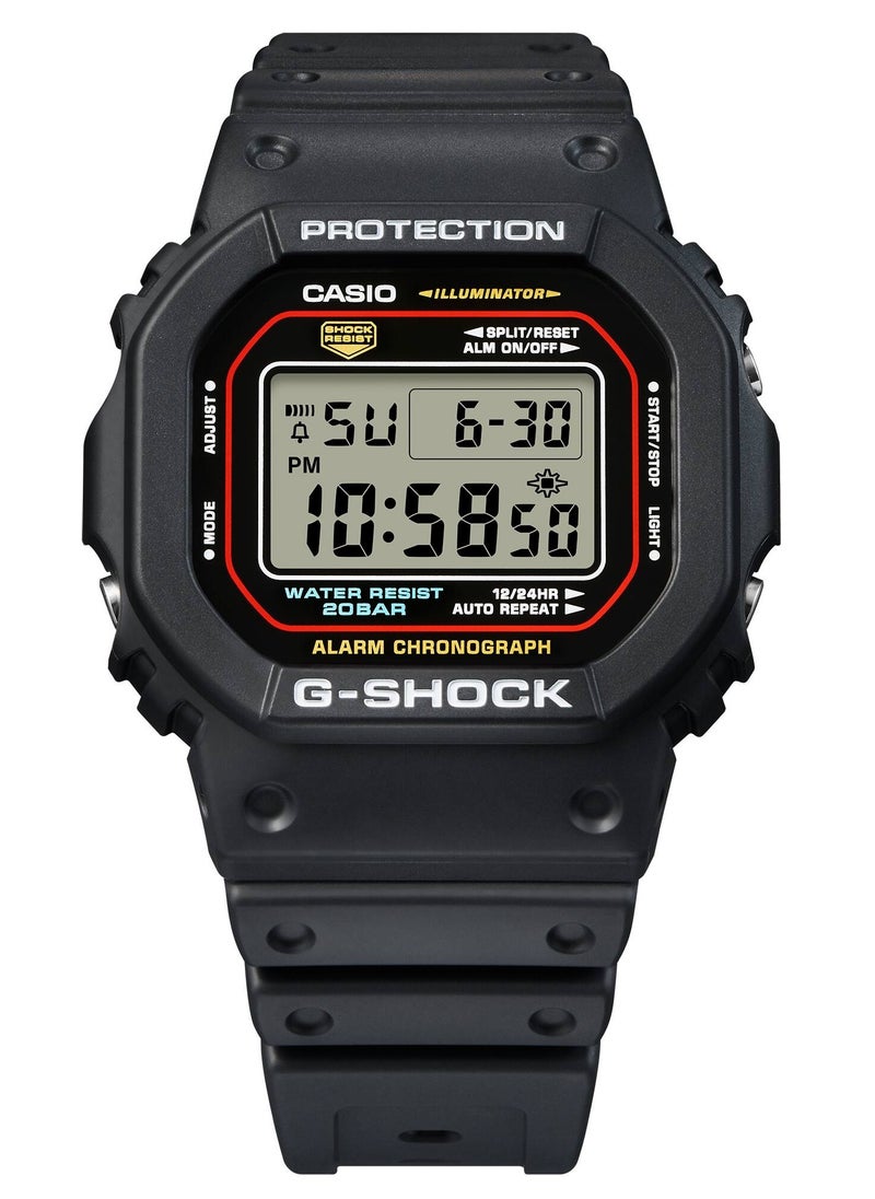 G-SHOCK Iconic Styles With Origin Colour Recreated Digital Men's Watch DW-5600RL-1DR-48.9 × 42.8 × 13.4 mm  - Image 2