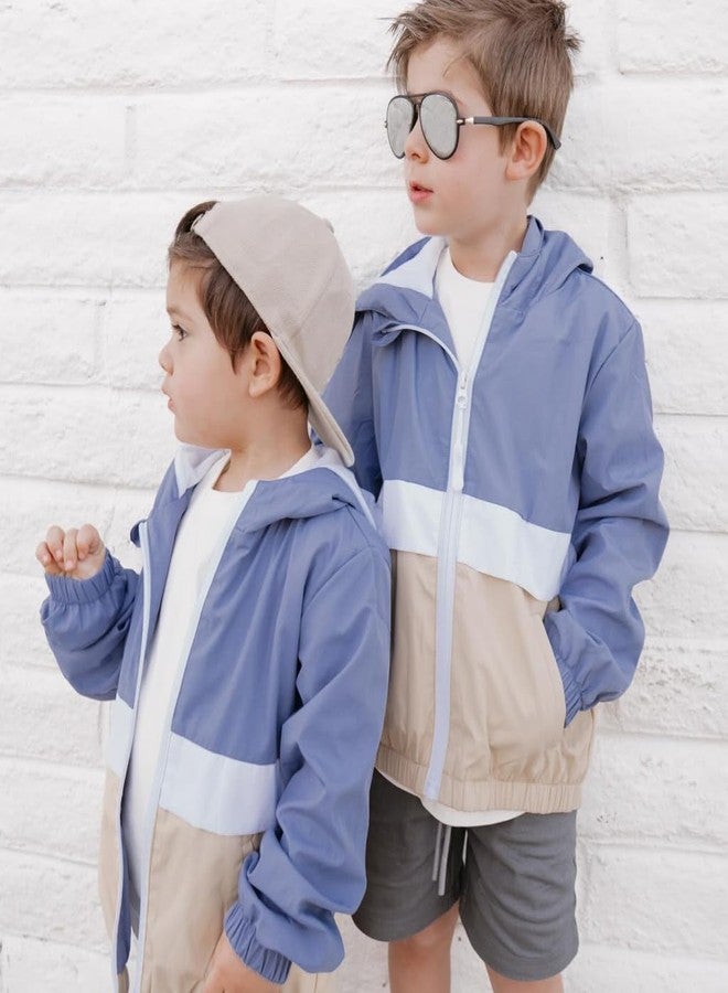 MERSARIPHY Toddler Boy Hoodies Baby Boy Jacket Lightweight Pocket Zip Up Hooded Jackets Baby Fall Winter Outwear (Blue, 12-18 Months) - Image 2