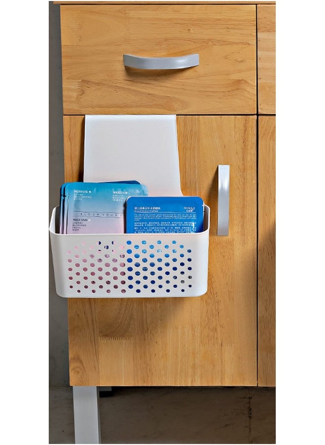 MosQuick MosQuick®Over Door Hanging Basket milk box for outdoor gate Hanging Basket for Kitchen & bathroom organiser cabinet, Kitchen Cupboard Organizer, basket for storage,racks for storage multipurpose  - Image 2