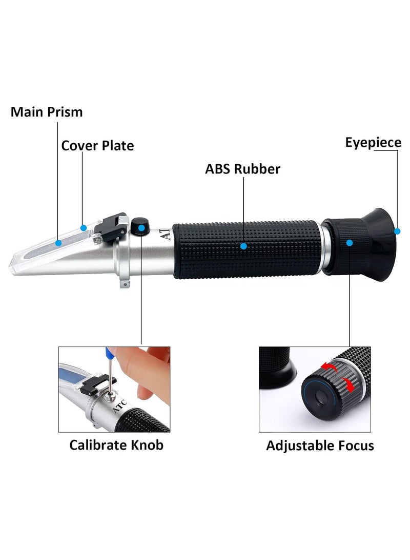 Salinity Refractometer for Seawater and Marine Fishkeeping Aquarium with Automatic Temperature Compensation - Image 3
